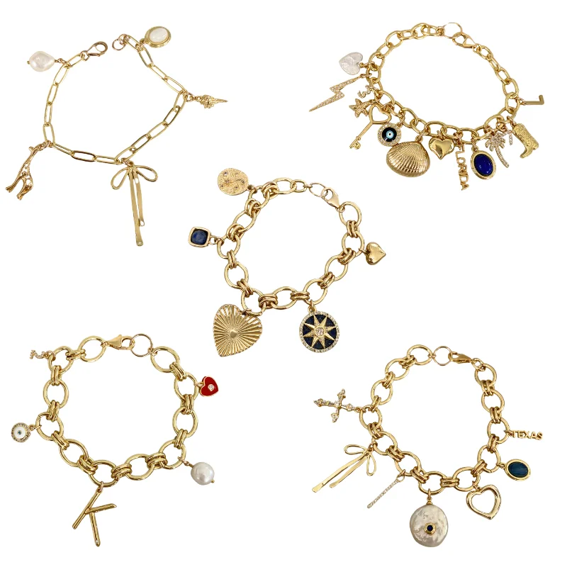 Chamm Bracelets for everyday wearCustom Charm Link Bracelet