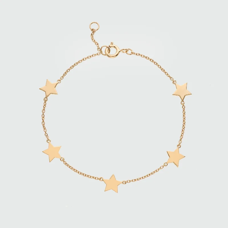 Handmade Bangle Bracelets with Polymer Clay Designs for a Personal TouchAlta Gold Vermeil Star Bracelet Handmade Bangle Bracelets with Polymer Clay Designs for a Personal TouchAlta Gold Vermeil Star Bracelet