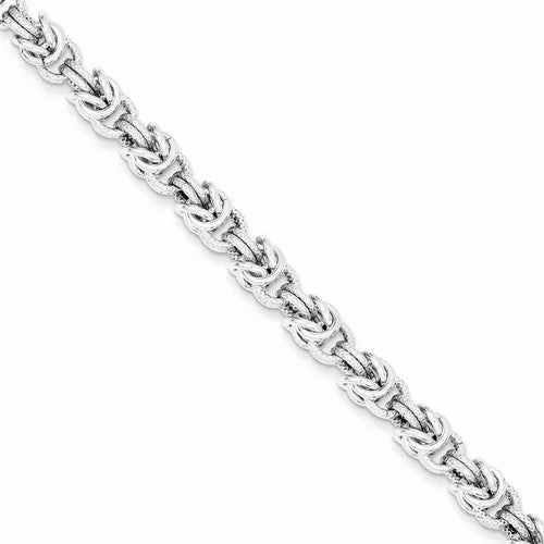 Chamm Bracelets for yoga loversSterling Silver Polished Toggle Charm