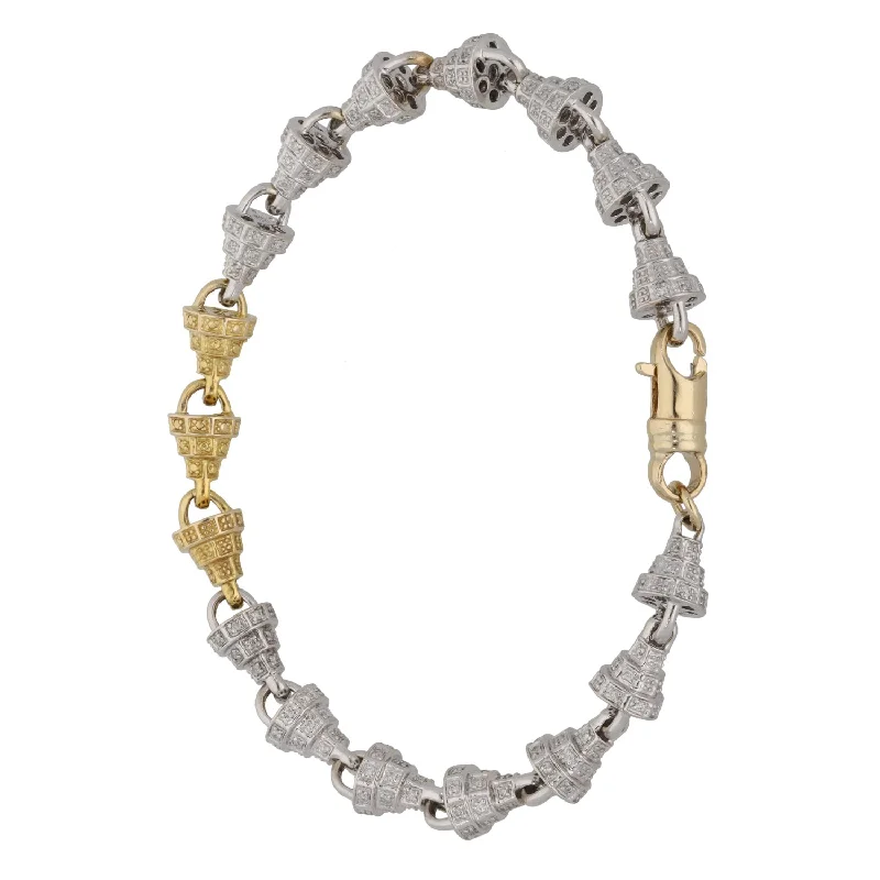 Stretch Bangle Bracelets with Elastic Cord for a Comfortable Fit9ct Bicolour Gold 0.70ct Diamond Fancy Bracelet Stretch Bangle Bracelets with Elastic Cord for a Comfortable Fit9ct Bicolour Gold 0.70ct Diamond Fancy Bracelet