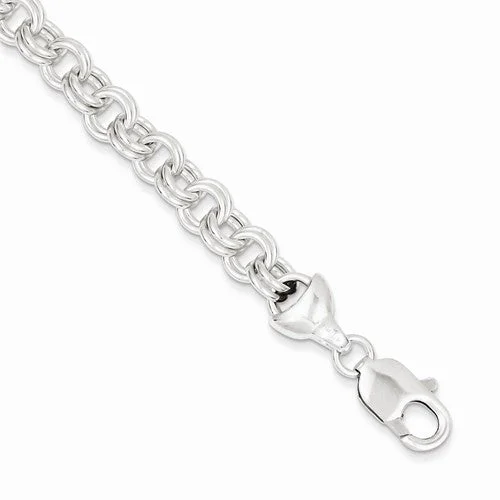 Luxury Chamm BraceletsSterling Silver Fancy Link Bracelet