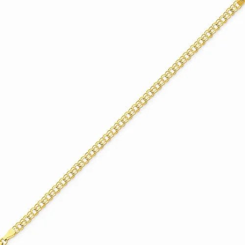 Chamm Bracelets with unique designs14K Yellow Gold Double Link Charm Bracelet
