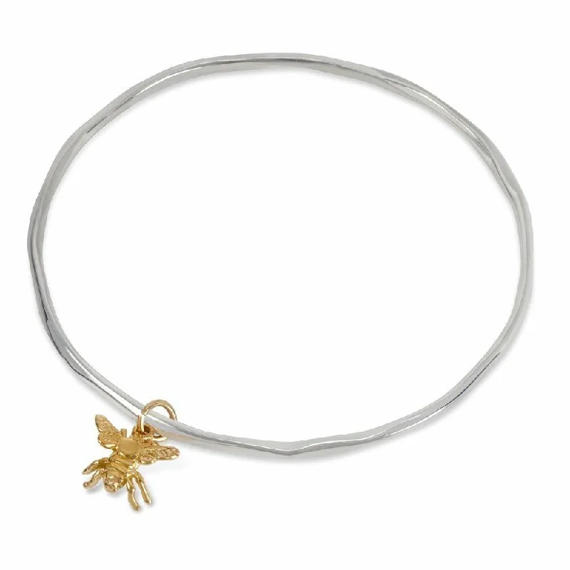Chamm Bracelets for gift ideasBee Bangle | Silver - Gold