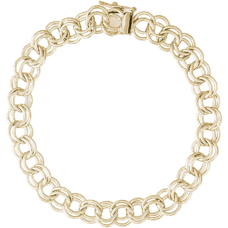 Chamm Bracelets with positive energyDouble Spiral Charm Bracelet in Gold Plated