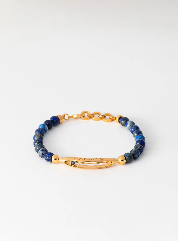Affordable Chamm BraceletsJust Bead It Bracelet in Lapiz Lazuli