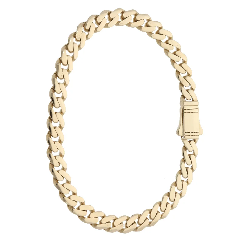 Enamel - Coated Bangles in Vibrant Rainbow Colors for a Playful StyleNew 9ct Gold Curb Bracelet Enamel - Coated Bangles in Vibrant Rainbow Colors for a Playful StyleNew 9ct Gold Curb Bracelet