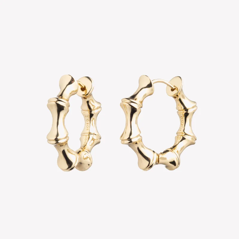 Vintage hoop earringsBAMBÙ HOOP EARRINGS | 1"
