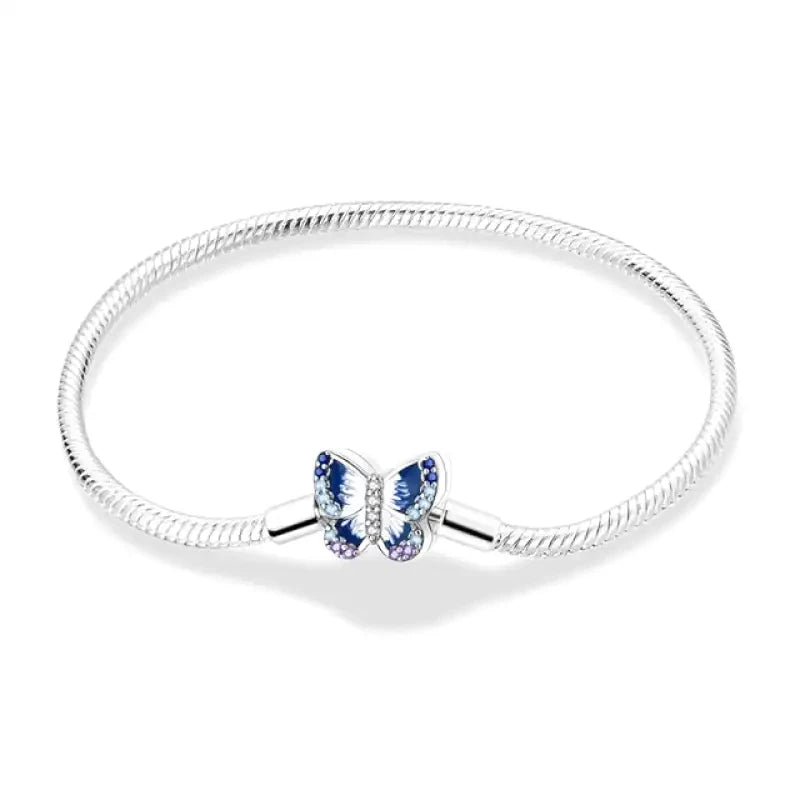 Chamm Bracelets for gift ideasPurple Butterfly Charm Bracelet
