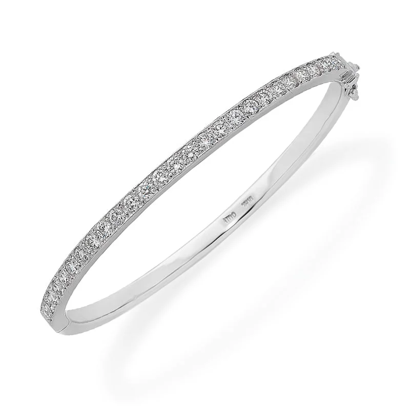 Boho - Style Bangle Bracelets with Feather and Bead Embellishments'Eternal' Diamond Hinged Bangle C.1629 Boho - Style Bangle Bracelets with Feather and Bead Embellishments'Eternal' Diamond Hinged Bangle C.1629