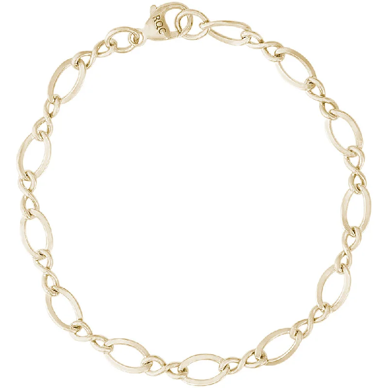 Chamm Bracelets for meditationFigaro Heart Charm Bracelet in Gold Plated