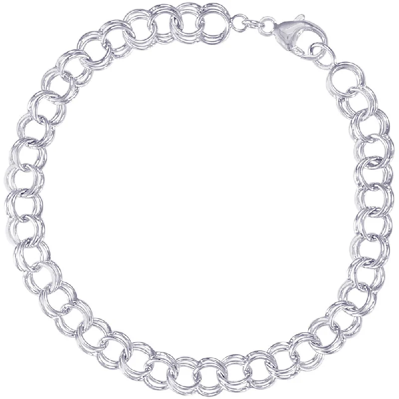 Chamm Bracelets for gift ideasDouble Spiral Charm Bracelet in Sterling Silver