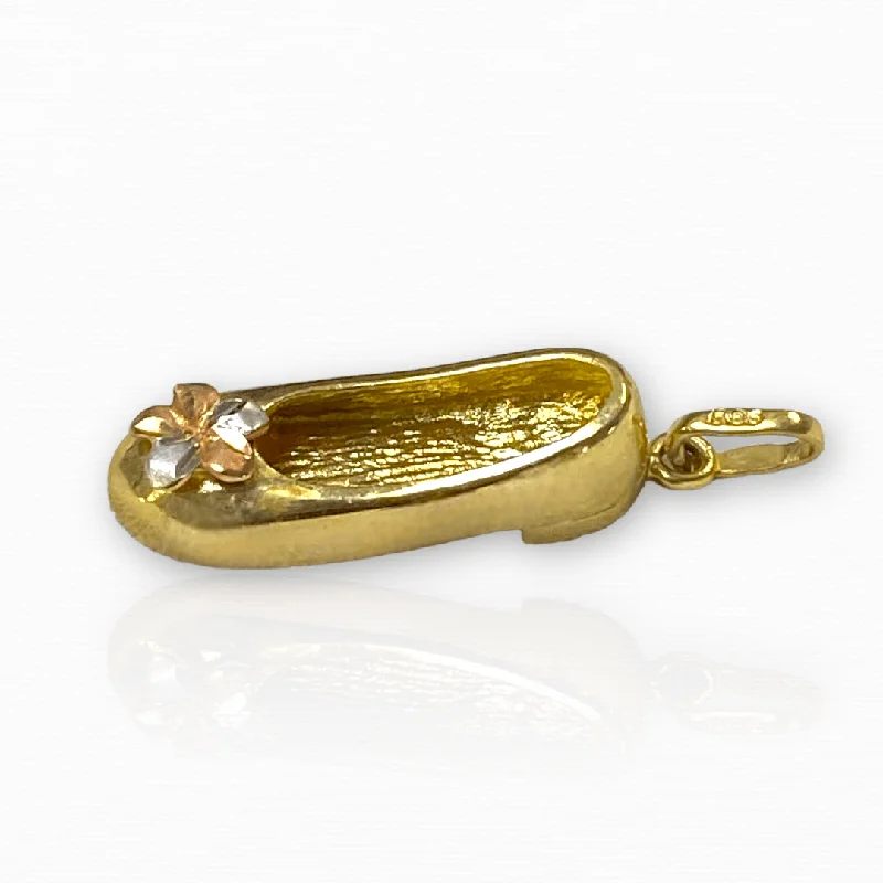 Chamm Bracelets for couples14k Gold Shoe Charm with Bow