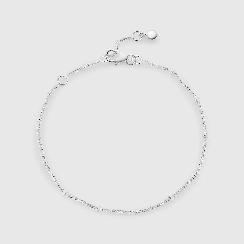 Adjustable Bangle Bracelets with Magnetic Closures for Easy Wear and RemovalBarbican Sterling Silver Beaded Bracelet Adjustable Bangle Bracelets with Magnetic Closures for Easy Wear and RemovalBarbican Sterling Silver Beaded Bracelet