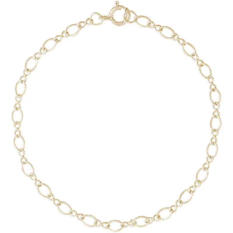 Chamm Bracelets with unique designsFigaro Heart Charm Bracelet in Yellow Gold