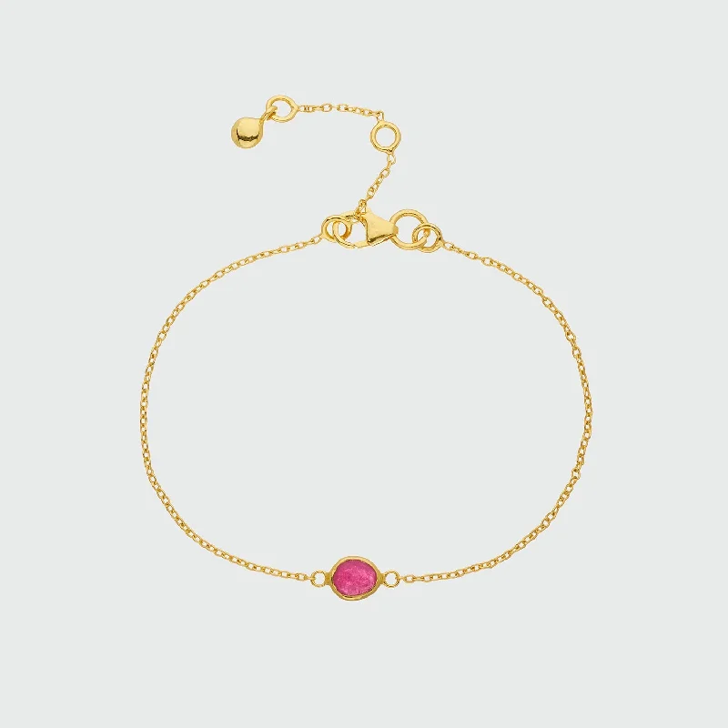Bangle Bracelets with Adjustable Screw - Closures for a Secure FitHampton Ruby & Gold Vermeil Bracelet Bangle Bracelets with Adjustable Screw - Closures for a Secure FitHampton Ruby & Gold Vermeil Bracelet