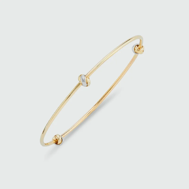 Geometric - Shaped Bangles in Matte Black for a Minimalist AestheticCheyne 9ct Yellow Gold Knot Bangle Geometric - Shaped Bangles in Matte Black for a Minimalist AestheticCheyne 9ct Yellow Gold Knot Bangle