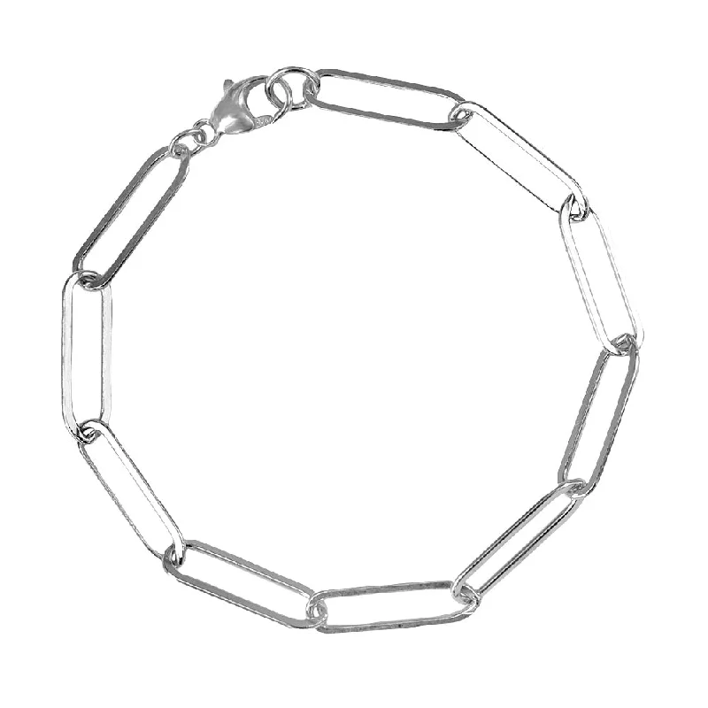 Custom Chamm BraceletsPaperclip Bracelet – Large in Sterling Silver