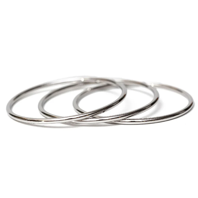 Handmade Bangle Bracelets with Polymer Clay Designs for a Personal TouchSilver Luxe Bangle Bracelets Handmade Bangle Bracelets with Polymer Clay Designs for a Personal TouchSilver Luxe Bangle Bracelets