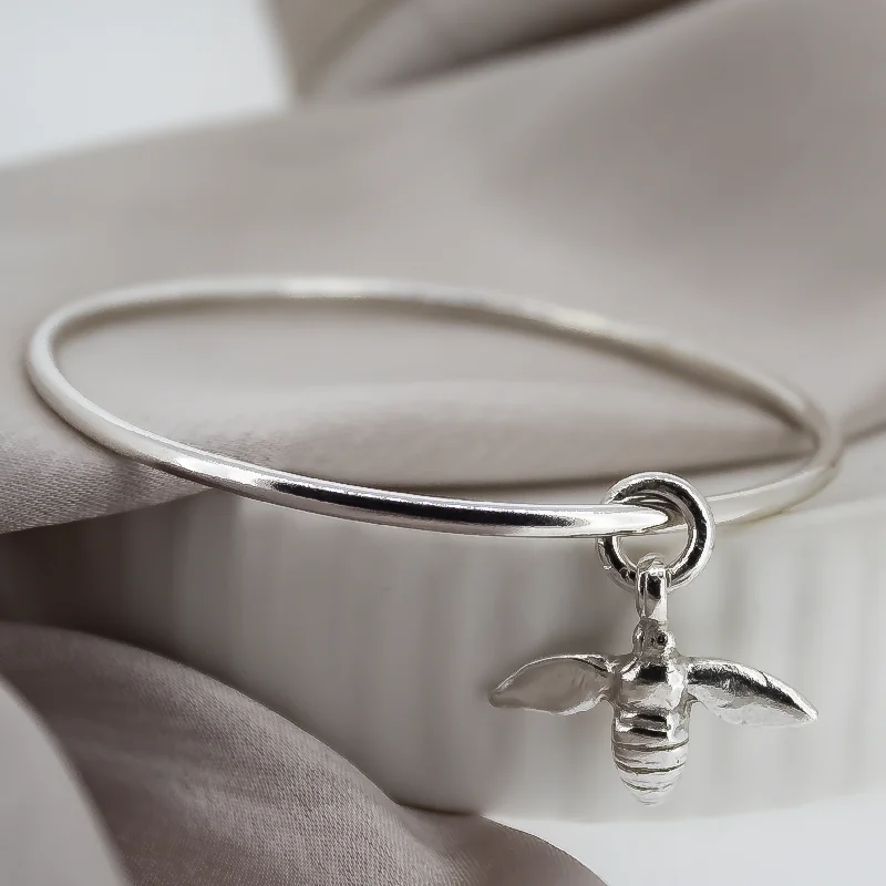 Vintage - Inspired Bangle Bracelets with Filigree and Rhinestone AccentsHoney Bee Bangle Vintage - Inspired Bangle Bracelets with Filigree and Rhinestone AccentsHoney Bee Bangle