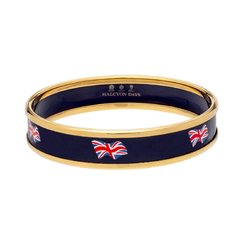 Bangle Bracelets with Celtic Knotwork for a Symbolic and Stylish LookUnion Flag Enamel Bangle Bangle Bracelets with Celtic Knotwork for a Symbolic and Stylish LookUnion Flag Enamel Bangle