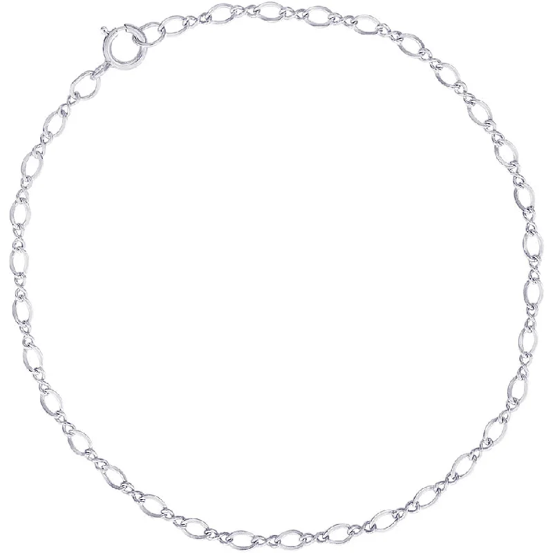 Chamm Bracelets for yoga loversFigaro Heart Charm Bracelet in Sterling Silver