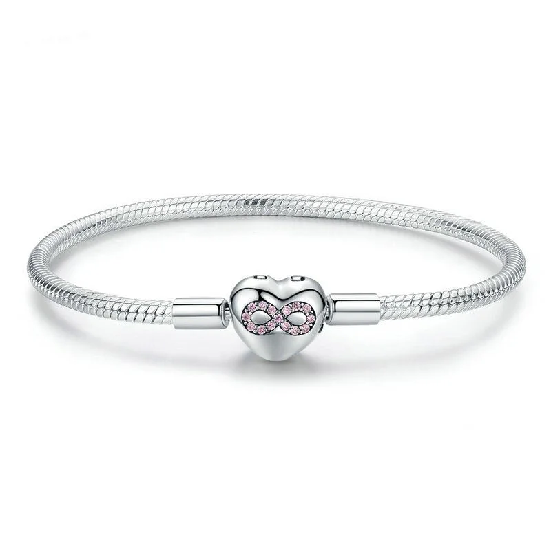 Chamm Bracelets with natural materialsInfinity Charm Bracelet