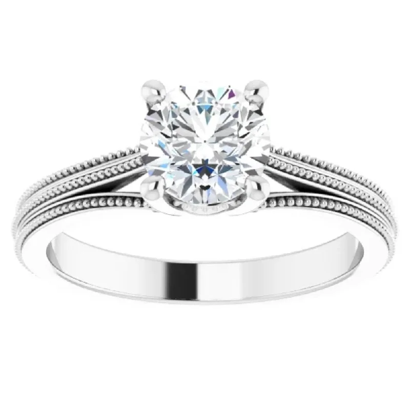 Pearl - and - Diamond - Studded Wedding Bands in White Gold for a Feminine and Elegant Touch1 Ct Round Diamond Engagement Ring 14k White Gold Vintage Accent Enhanced Pearl - and - Diamond - Studded Wedding Bands in White Gold for a Feminine and Elegant Touch1 Ct Round Diamond Engagement Ring 14k White Gold Vintage Accent Enhanced
