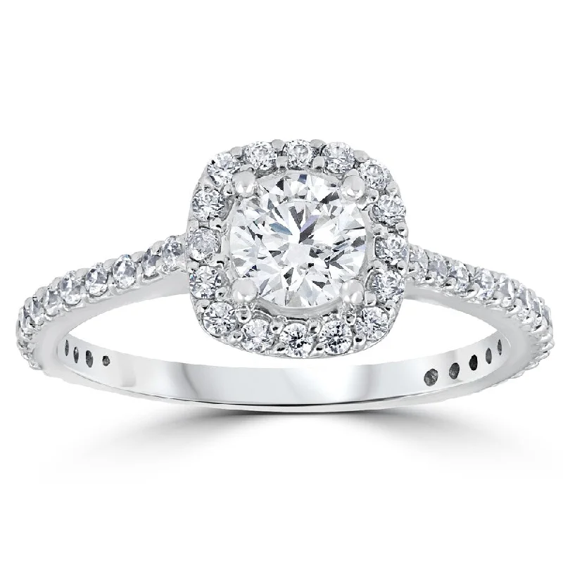 Platinum Celtic - Inspired Wedding Bands with Intricate Knotwork Patterns for a Symbolic and Stylish Choice14k White Gold 1 1/5 ct TDW Round Diamond Cushion Halo Engagement Ring Platinum Celtic - Inspired Wedding Bands with Intricate Knotwork Patterns for a Symbolic and Stylish Choice14k White Gold 1 1/5 ct TDW Round Diamond Cushion Halo Engagement Ring
