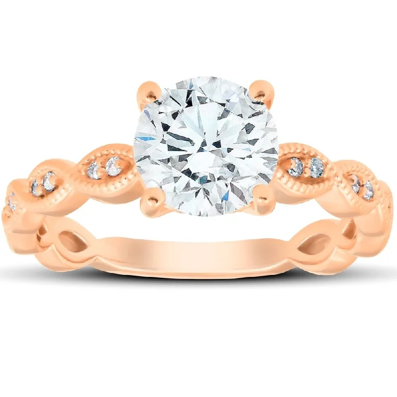Emerald - Cut Gemstone Wedding Bands in 18K Gold for a Luxurious and Statement - Making Piece2 1/10Ct Diamond & Moissanite Vintage Engagement Ring 14k Rose Gold Emerald - Cut Gemstone Wedding Bands in 18K Gold for a Luxurious and Statement - Making Piece2 1/10Ct Diamond & Moissanite Vintage Engagement Ring 14k Rose Gold