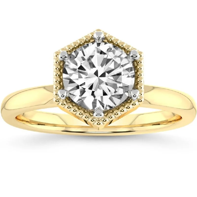 Art Deco - Inspired Wedding Bands with Geometric Patterns in Platinum for a Retro and Glamorous Style2Ct Diamond Margot Solitaire Engagement Ring in White, Yellow, or Rose Gold Art Deco - Inspired Wedding Bands with Geometric Patterns in Platinum for a Retro and Glamorous Style2Ct Diamond Margot Solitaire Engagement Ring in White, Yellow, or Rose Gold