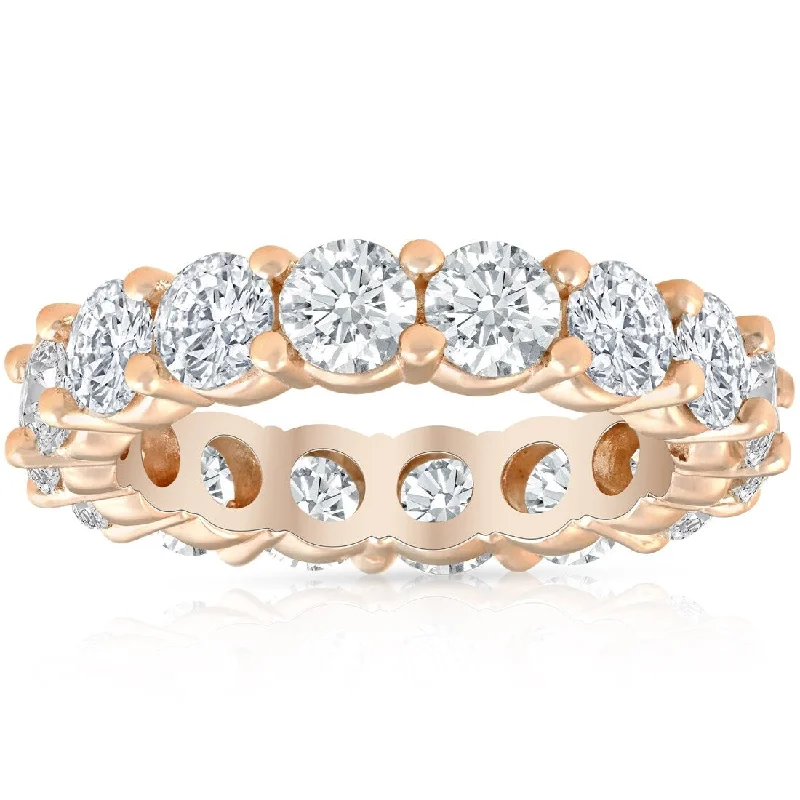 Platinum Celtic - Inspired Wedding Bands with Intricate Knotwork Patterns for a Symbolic and Stylish Choice4Ct Diamond Eternity Wedding Ring Lab Grown Diamond 14k Rose Gold Platinum Celtic - Inspired Wedding Bands with Intricate Knotwork Patterns for a Symbolic and Stylish Choice4Ct Diamond Eternity Wedding Ring Lab Grown Diamond 14k Rose Gold