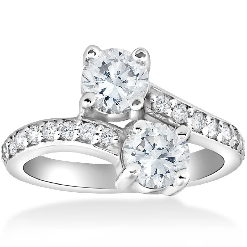 Hammered - Finish Copper Wedding Bands for a Rustic and Handmade - Look AppealForever Us 14k White Gold 2ct TDW Diamond Engagement Ring Hammered - Finish Copper Wedding Bands for a Rustic and Handmade - Look AppealForever Us 14k White Gold 2ct TDW Diamond Engagement Ring