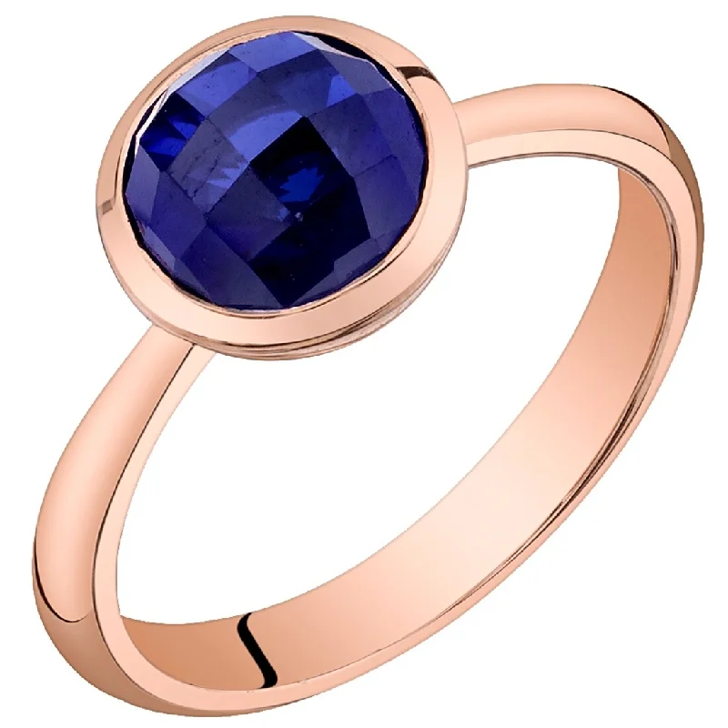 Emerald Gemstone Rings Set in Platinum with Filigree Work for a Vintage - Inspired Look14k Rose Gold 2.25ct Created Blue Sapphire Ring Emerald Gemstone Rings Set in Platinum with Filigree Work for a Vintage - Inspired Look14k Rose Gold 2.25ct Created Blue Sapphire Ring