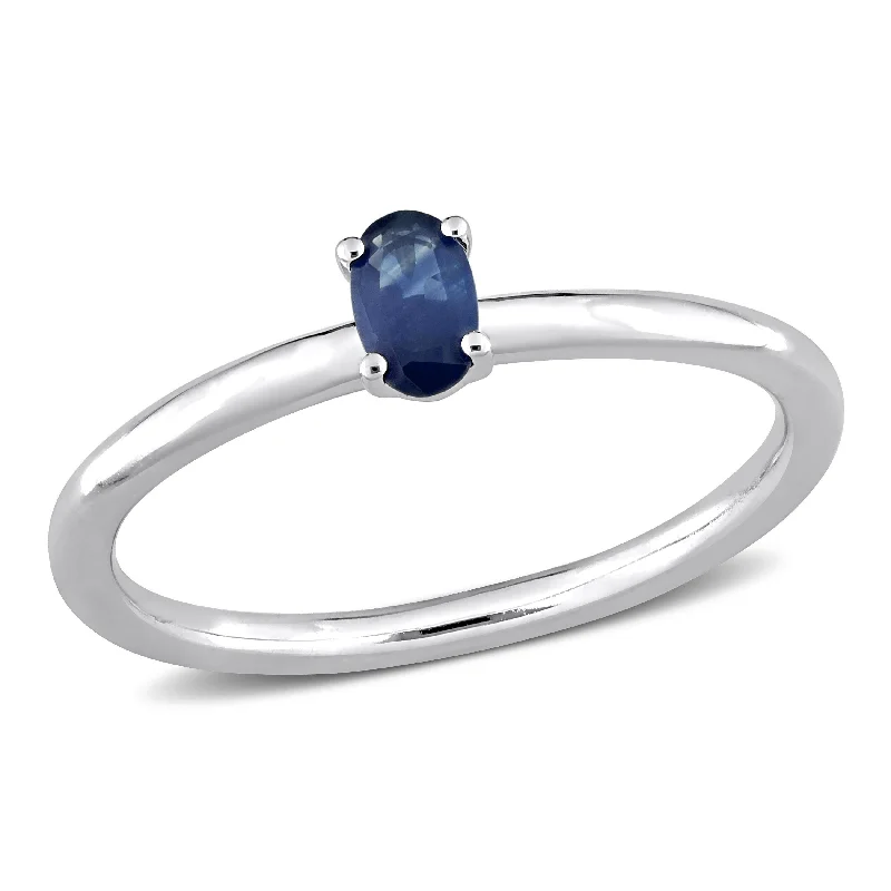 Emerald Gemstone Rings Set in Platinum with Filigree Work for a Vintage - Inspired LookMiadora 1/3ct TGW Oval Blue Sapphire Stackable Ring in 10k White Gold Emerald Gemstone Rings Set in Platinum with Filigree Work for a Vintage - Inspired LookMiadora 1/3ct TGW Oval Blue Sapphire Stackable Ring in 10k White Gold