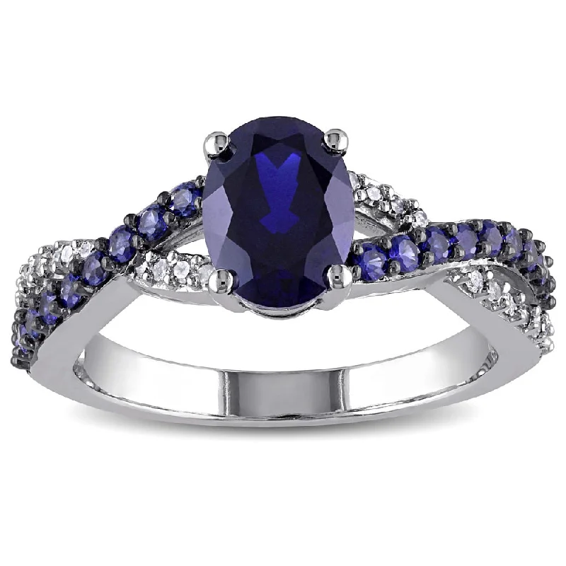 Opal Gemstone Rings in Rose Gold with a Milgrain Edge for a Feminine and Romantic StyleMiadora 10k White Gold Created Blue Sapphire and 1/10ct TDW Diamond Ring (H-I, I2-I3) Opal Gemstone Rings in Rose Gold with a Milgrain Edge for a Feminine and Romantic StyleMiadora 10k White Gold Created Blue Sapphire and 1/10ct TDW Diamond Ring (H-I, I2-I3)