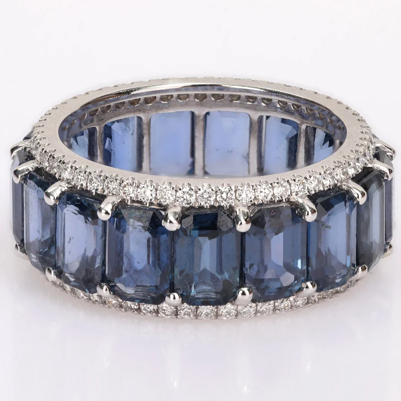 Moonstone Gemstone Rings in Silver - Plated Copper with a Celtic - Inspired Pattern for a Mystical VibeMiadora 14k White Gold 11 7/8ct TGW Blue Sapphire & 5/8ct TDW Diamond Eternity Wedding Band Ring Moonstone Gemstone Rings in Silver - Plated Copper with a Celtic - Inspired Pattern for a Mystical VibeMiadora 14k White Gold 11 7/8ct TGW Blue Sapphire & 5/8ct TDW Diamond Eternity Wedding Band Ring