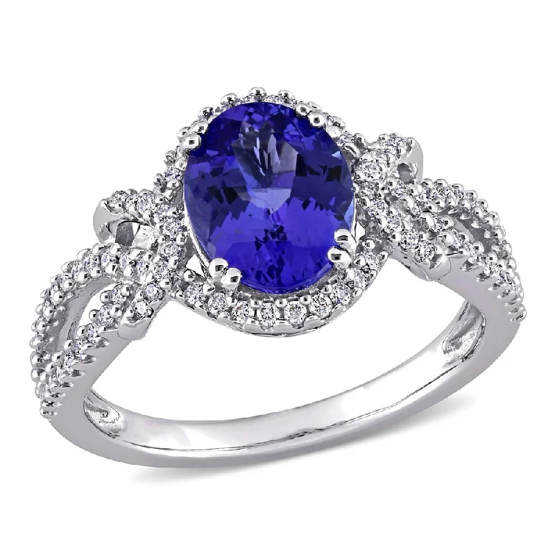 Agate Gemstone Rings in Sterling Silver with a Mosaic - Inspired Inlay for a Bohemian StyleMiadora 14k White Gold Oval-cut Tanzanite & 1/3ct TDW Diamond Halo Split Shank Engagement Ring Agate Gemstone Rings in Sterling Silver with a Mosaic - Inspired Inlay for a Bohemian StyleMiadora 14k White Gold Oval-cut Tanzanite & 1/3ct TDW Diamond Halo Split Shank Engagement Ring