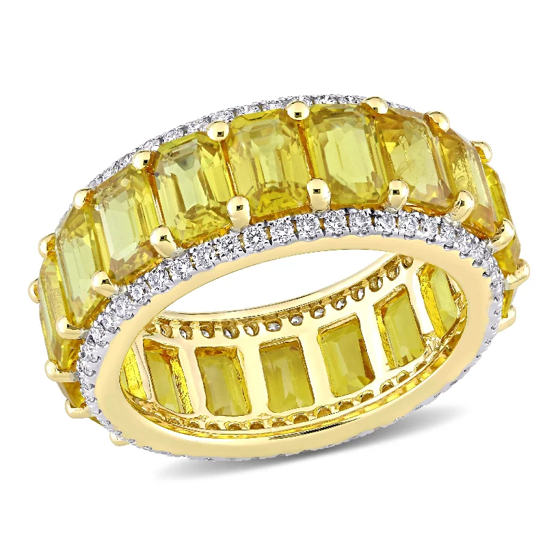 Ruby Gemstone Rings in 14K Yellow Gold with a Solitaire Setting for a Classic and Bold StatementMiadora 14k Yellow Gold 10ct TGW Yellow Sapphire and 3/5ct TDW Diamond Eternity Wedding Band Ring Ruby Gemstone Rings in 14K Yellow Gold with a Solitaire Setting for a Classic and Bold StatementMiadora 14k Yellow Gold 10ct TGW Yellow Sapphire and 3/5ct TDW Diamond Eternity Wedding Band Ring