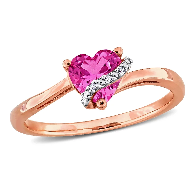Iolite Gemstone Rings in 10K Gold with a Twisted Band for a Distinctive and Stylish AccessoryMiadora 1ct TGW Created Pink Sapphire and Diamond Accent Heart Ring in Rose Silver Iolite Gemstone Rings in 10K Gold with a Twisted Band for a Distinctive and Stylish AccessoryMiadora 1ct TGW Created Pink Sapphire and Diamond Accent Heart Ring in Rose Silver
