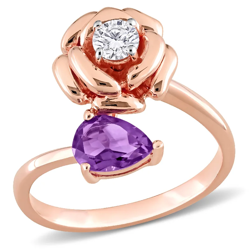 Garnet Gemstone Rings in 18K Gold Vermeil with Intricate Engravings for a Traditional AestheticMiadora 1ct TGW Pear African Amethyst and White Topaz 2-Stone Rose Ring in Rose Silver Garnet Gemstone Rings in 18K Gold Vermeil with Intricate Engravings for a Traditional AestheticMiadora 1ct TGW Pear African Amethyst and White Topaz 2-Stone Rose Ring in Rose Silver