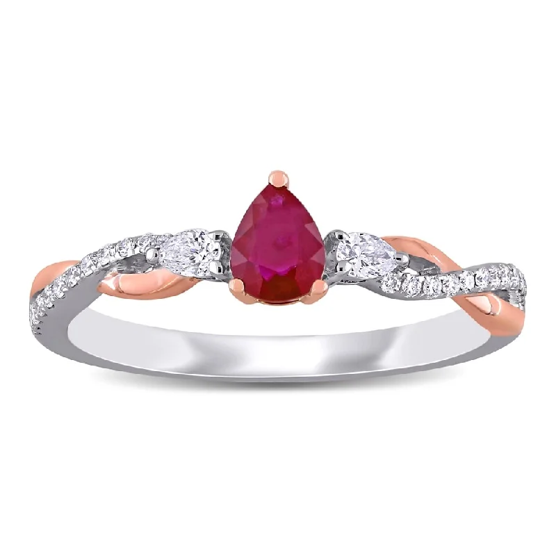 Alexandrite Gemstone Rings in Platinum with a Hidden Halo for a Rare and Luxurious PieceMiadora 2-Tone 14k White and Rose Gold Ruby and Diamond Infinity Engagement Ring Alexandrite Gemstone Rings in Platinum with a Hidden Halo for a Rare and Luxurious PieceMiadora 2-Tone 14k White and Rose Gold Ruby and Diamond Infinity Engagement Ring