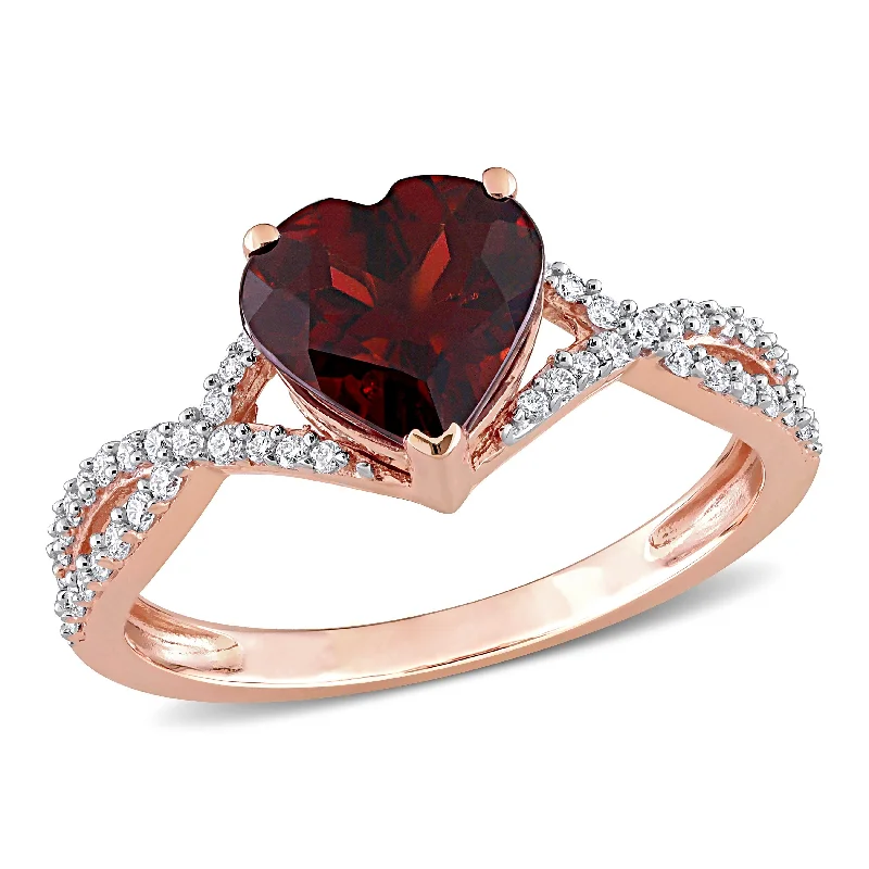 Alexandrite Gemstone Rings in Platinum with a Hidden Halo for a Rare and Luxurious PieceMiadora 2ct TGW Heart Garnet and 1/5ct TDW Diamond Infinity Ring in 14k Rose Gold Alexandrite Gemstone Rings in Platinum with a Hidden Halo for a Rare and Luxurious PieceMiadora 2ct TGW Heart Garnet and 1/5ct TDW Diamond Infinity Ring in 14k Rose Gold