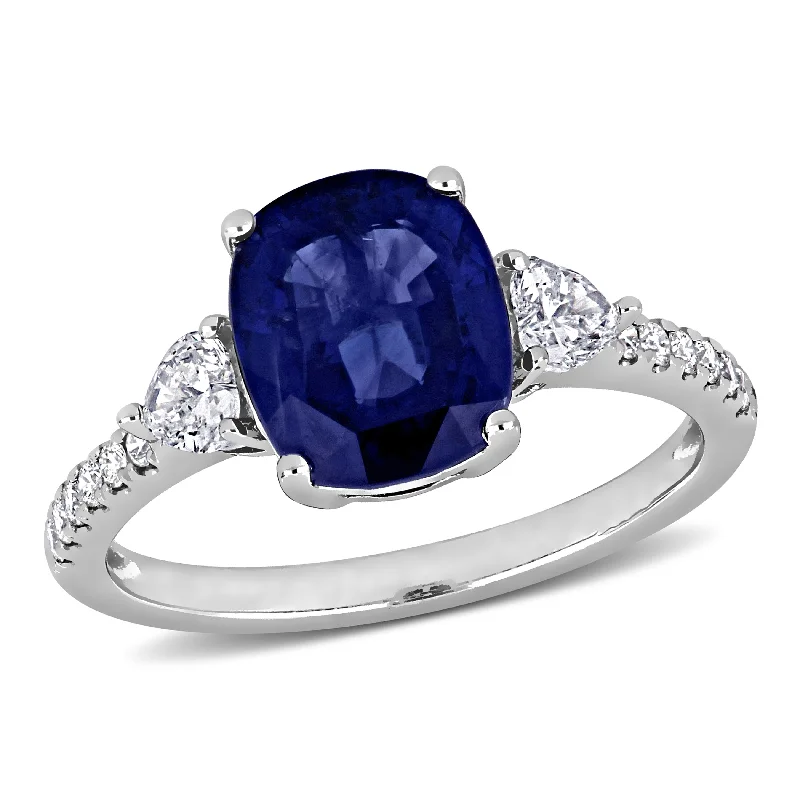 Alexandrite Gemstone Rings in Platinum with a Hidden Halo for a Rare and Luxurious PieceMiadora 3 1/5ct TGW Sapphire and 3/5ct TW Diamond 3-Stone Engagement Ring in 14K White Gold Alexandrite Gemstone Rings in Platinum with a Hidden Halo for a Rare and Luxurious PieceMiadora 3 1/5ct TGW Sapphire and 3/5ct TW Diamond 3-Stone Engagement Ring in 14K White Gold