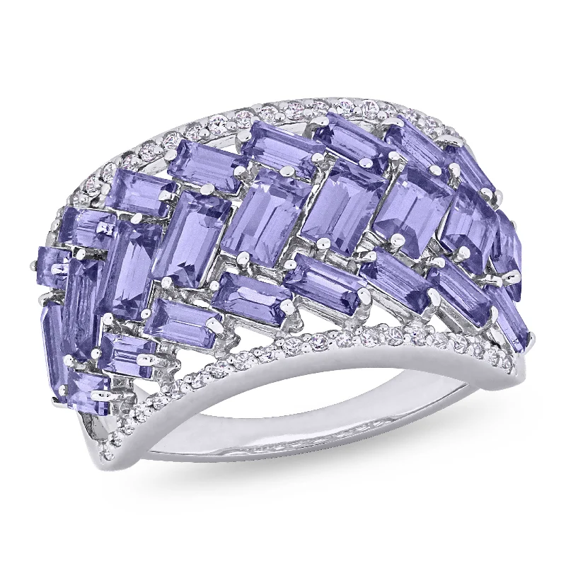 Ruby Gemstone Rings in 14K Yellow Gold with a Solitaire Setting for a Classic and Bold StatementMiadora 6 3/4ct TGW Tanzanite and White Topaz Multi-Row Ring in Sterling Silver Ruby Gemstone Rings in 14K Yellow Gold with a Solitaire Setting for a Classic and Bold StatementMiadora 6 3/4ct TGW Tanzanite and White Topaz Multi-Row Ring in Sterling Silver