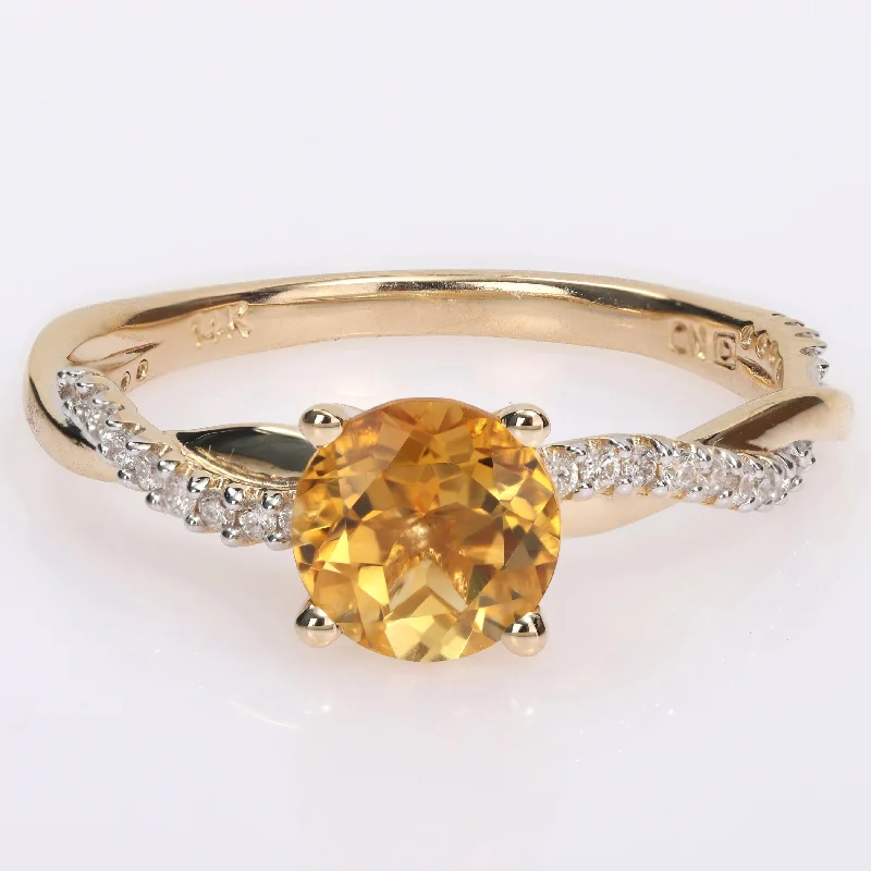 Sapphire Gemstone Rings in 18K White Gold with Diamond Accents for an Elegant EngagementMiadora Citrine and 1/6ct TDW Diamond Crossover Birthstone Ring in 14k Yellow Gold Sapphire Gemstone Rings in 18K White Gold with Diamond Accents for an Elegant EngagementMiadora Citrine and 1/6ct TDW Diamond Crossover Birthstone Ring in 14k Yellow Gold