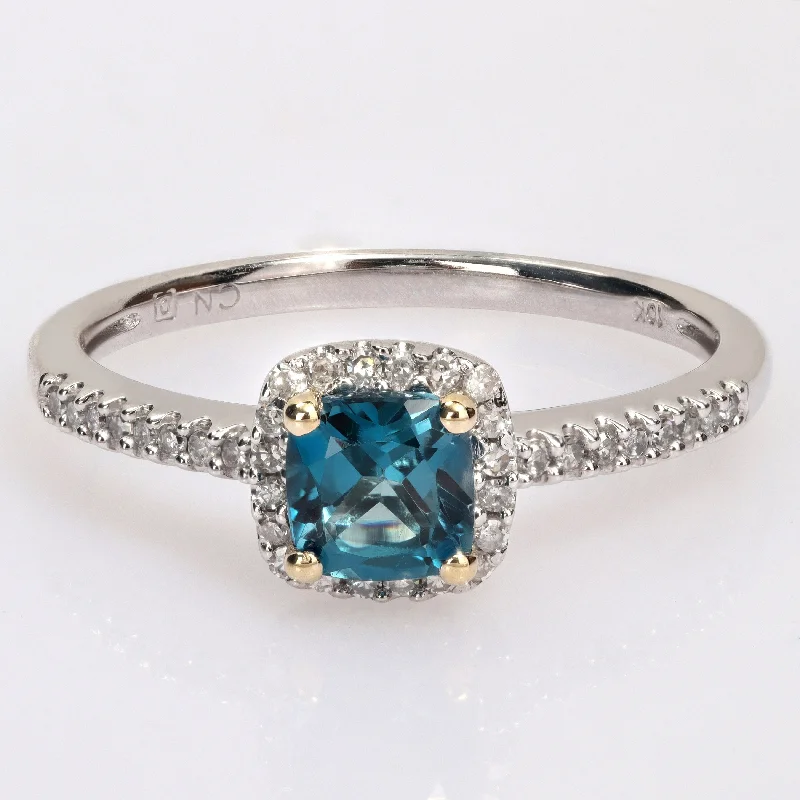 Citrine Gemstone Rings in Stainless Steel with a Stackable Design for a Trendy Everyday WearMiadora Cushion London-Blue Topaz and 1/6ct TDW Diamond Halo Engagement Ring in 2-Tone 10k Gold Citrine Gemstone Rings in Stainless Steel with a Stackable Design for a Trendy Everyday WearMiadora Cushion London-Blue Topaz and 1/6ct TDW Diamond Halo Engagement Ring in 2-Tone 10k Gold