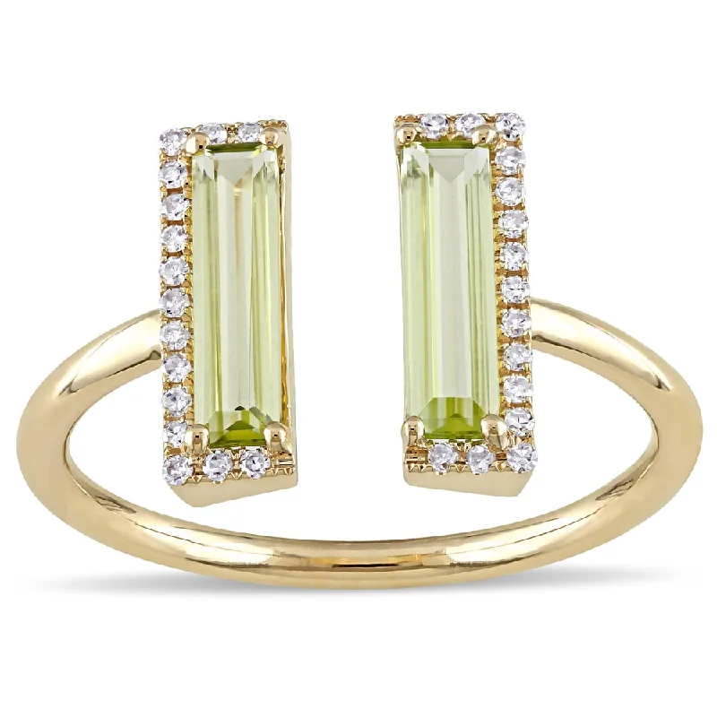 Garnet Gemstone Rings in 18K Gold Vermeil with Intricate Engravings for a Traditional AestheticMiadora Signature Collection 1/10ct TDW Diamond and Peridot Open Geometric Ring in 14k Yellow Gold ( - Green Garnet Gemstone Rings in 18K Gold Vermeil with Intricate Engravings for a Traditional AestheticMiadora Signature Collection 1/10ct TDW Diamond and Peridot Open Geometric Ring in 14k Yellow Gold ( - Green
