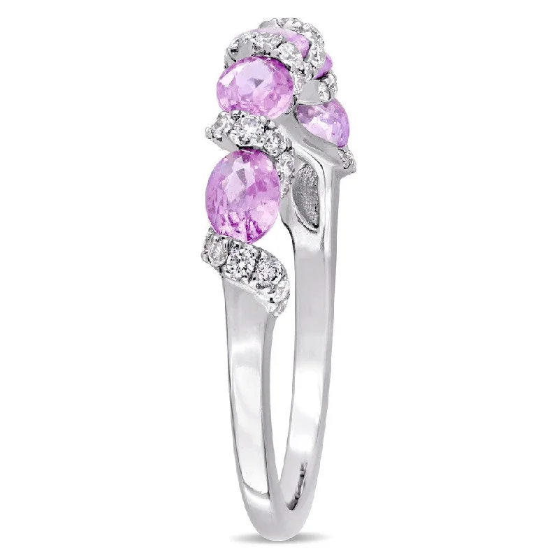 Jasper Gemstone Rings in 18K Gold Vermeil with a Matte Finish for a Subtle and Elegant LookMiadora Signature Collection 14k White Gold Light Pink Sapphire and 1/4ct TDW Diamond Swirl Annivers Jasper Gemstone Rings in 18K Gold Vermeil with a Matte Finish for a Subtle and Elegant LookMiadora Signature Collection 14k White Gold Light Pink Sapphire and 1/4ct TDW Diamond Swirl Annivers