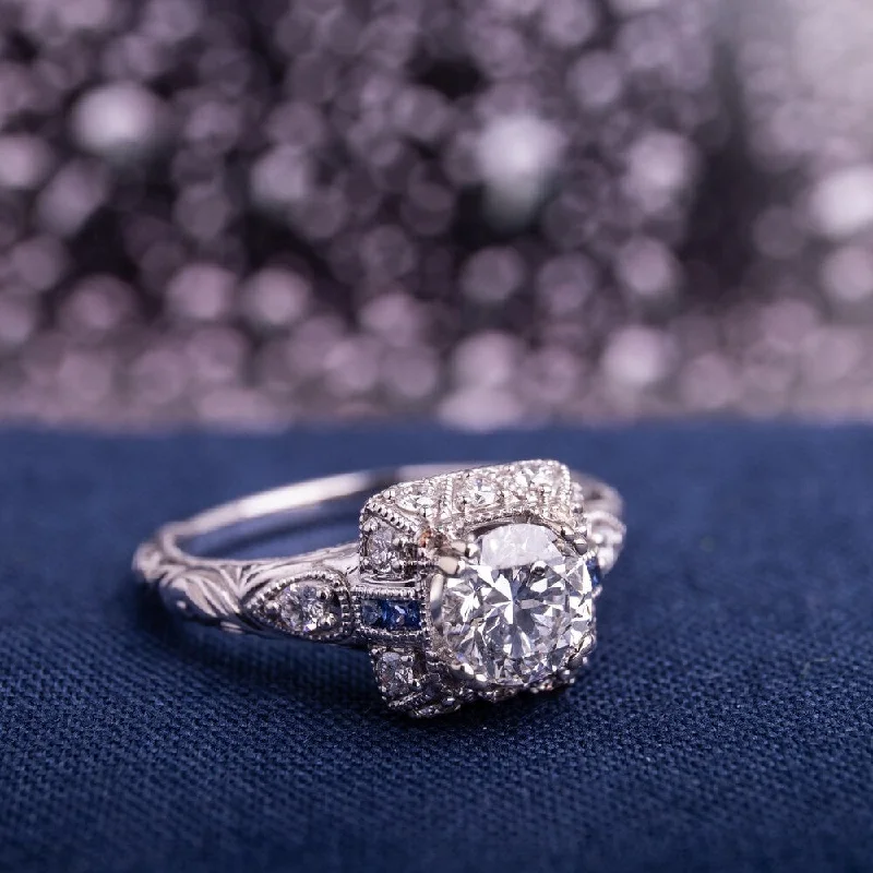 Tanzanite Gemstone Rings in 10K Gold with a Trilogy Design for a Sophisticated GiftMiadora Signature Collection 14k White Gold Sapphire and 1 1/4ct TDW Diamond Engagement Ring - Blue Tanzanite Gemstone Rings in 10K Gold with a Trilogy Design for a Sophisticated GiftMiadora Signature Collection 14k White Gold Sapphire and 1 1/4ct TDW Diamond Engagement Ring - Blue
