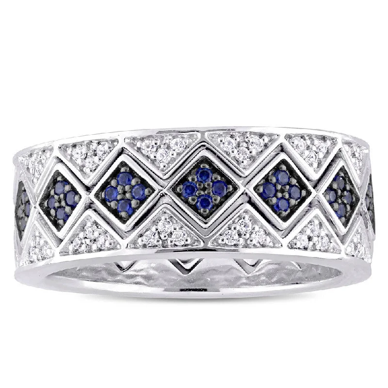 Ruby Gemstone Rings in 14K Yellow Gold with a Solitaire Setting for a Classic and Bold StatementMiadora Sterling Silver with Black Rhodium Created Blue and White Sapphire Geometric Stackable Ring Ruby Gemstone Rings in 14K Yellow Gold with a Solitaire Setting for a Classic and Bold StatementMiadora Sterling Silver with Black Rhodium Created Blue and White Sapphire Geometric Stackable Ring